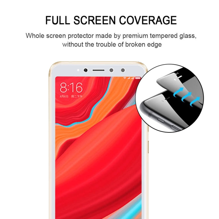 0.26mm 9H 2.5D Anti-scratch Silk-screen Tempered Glass Full Screen Film for Xiaomi Redmi S2, For Redmi S2 (1 PCS)
