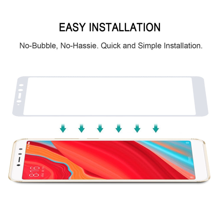 0.26mm 9H 2.5D Anti-scratch Silk-screen Tempered Glass Full Screen Film for Xiaomi Redmi S2, For Redmi S2 (1 PCS)