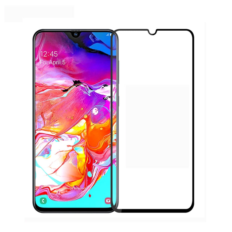 MOFI 9H 2.5D Full Screen Tempered Glass Film for Galaxy A70, For Galaxy A70