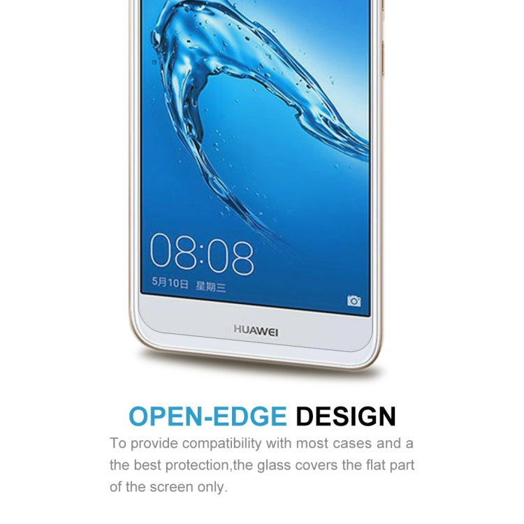 2 PCS for Huawei Y6 Pro (2017) 0.26mm 9H Surface Hardness 2.5D Curved Edge Tempered Glass Screen Protector, For Y6 Pro (2017)