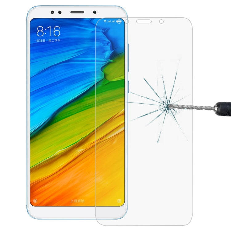 For Xiaomi Redmi 5 Plus  0.26mm 9H Surface Hardness 2.5D Curved Edge Tempered Glass Screen Protector, For Redmi 5 Plus