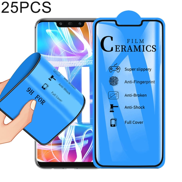 25 PCS 2.5D Full Glue Full Cover Ceramics Film for Huawei Mate 20 Lite, For Huawei Mate 20 Lite (25 PCS)