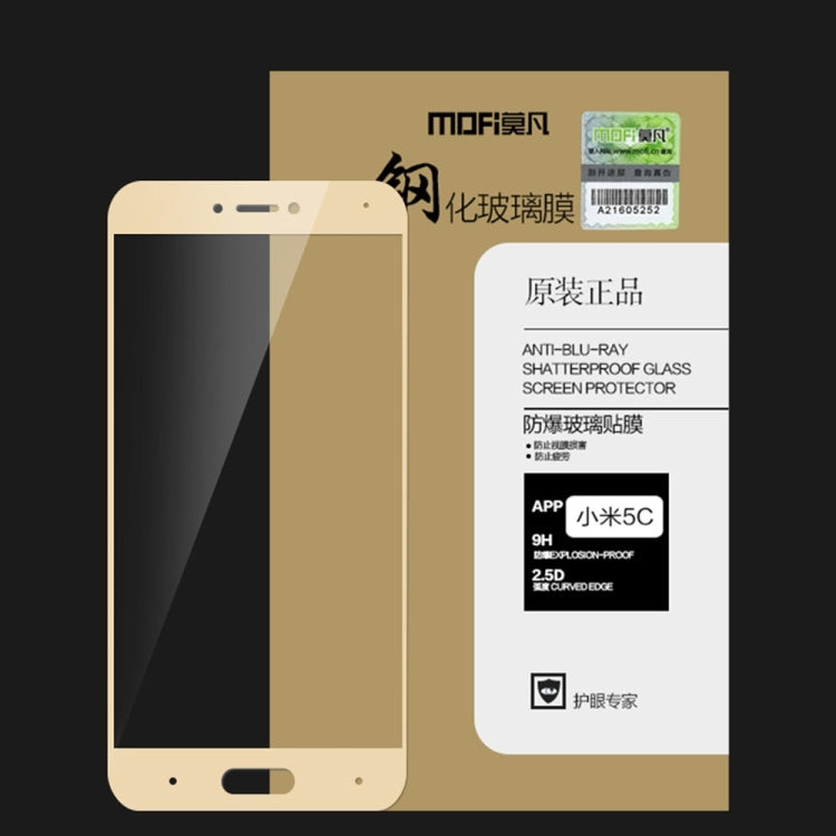 MOFI Xiaomi Mi 5c 0.3mm 9H Hardness 2.5D Explosion-proof Full Screen Tempered Glass Screen Film, For Xiaomi Mi 5c, For Mi 5c