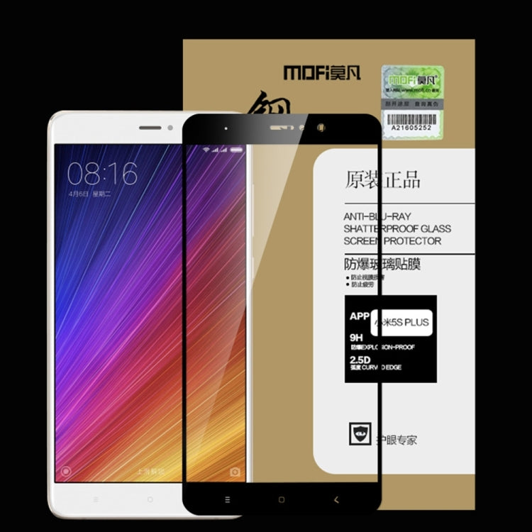 MOFI Xiaomi Mi 5s Plus 0.3mm 9H Hardness 2.5D Explosion-proof Full Screen Tempered Glass Screen Film, For Mi 5s Plus, For Xiaomi Mi 5s Plus