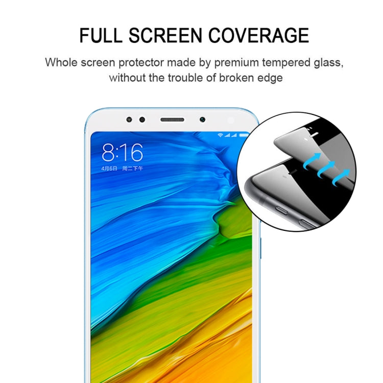 0.33mm 9H 2.5D Full Screen Fully Adhesive Tempered Glass Film for Xiaomi Redmi 5 Plus, For Redmi 5 Plus
