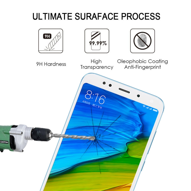 0.33mm 9H 2.5D Full Screen Fully Adhesive Tempered Glass Film for Xiaomi Redmi 5 Plus, For Redmi 5 Plus