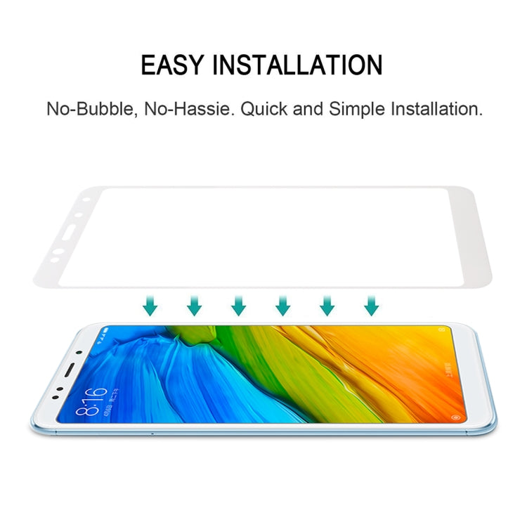 0.33mm 9H 2.5D Full Screen Fully Adhesive Tempered Glass Film for Xiaomi Redmi 5 Plus, For Redmi 5 Plus