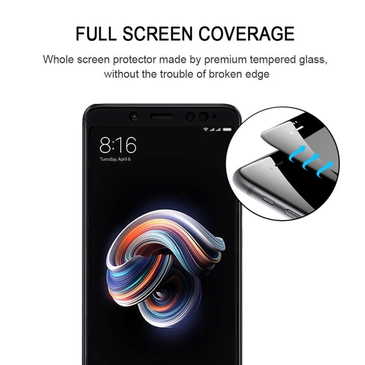 0.33mm 9H 2.5D Full Screen Fully Adhesive Tempered Glass Film for Xiaomi Redmi Note 5 Pro, For Redmi Note 5 Pro