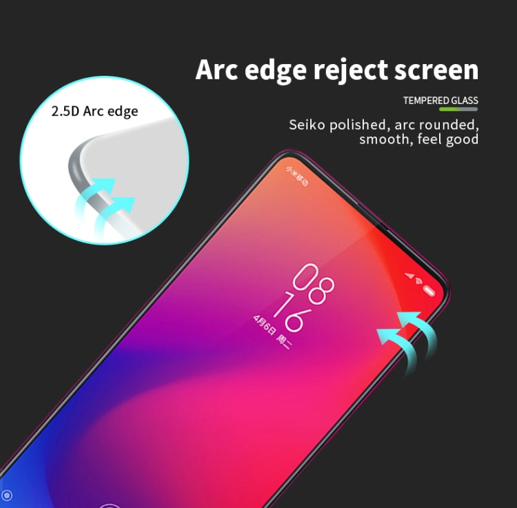 MOFI 9H 2.5D Full Glue Tempered Glass Film for Xiaomi Redmi K20, For Xiaomi Redmi K20