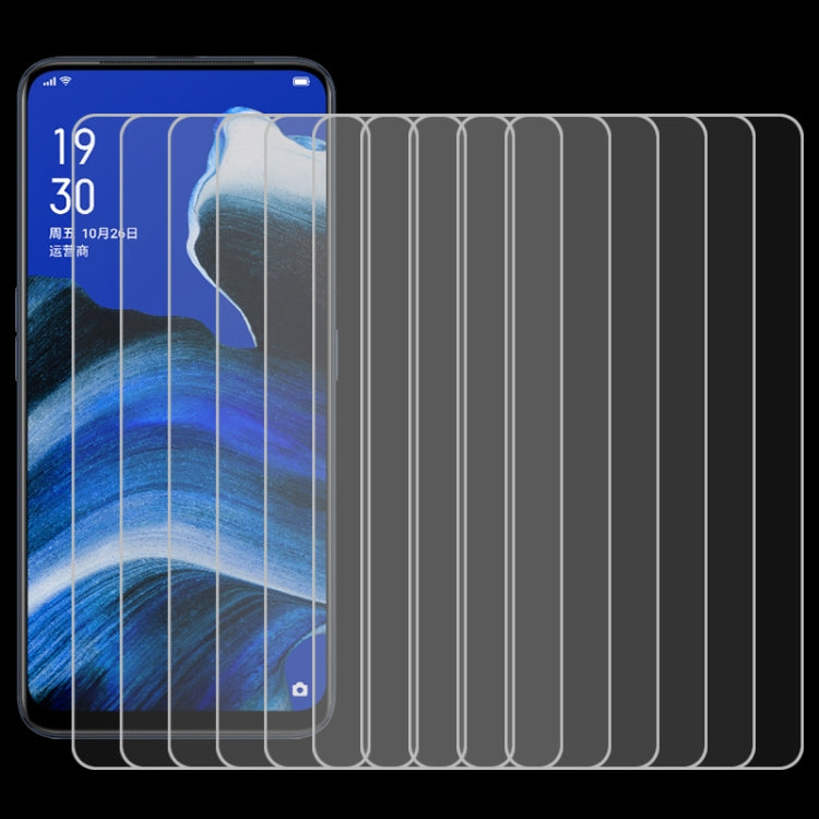 10 PCS For OPPO Reno2 Z 9H 2.5D Screen Tempered Glass Film, For OPPO Reno2 Z (10 PCS)