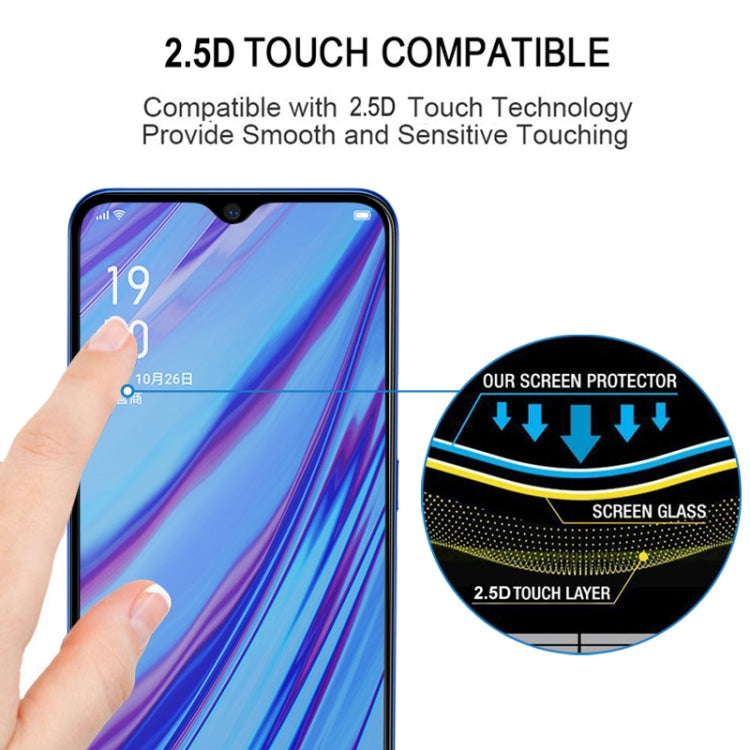 For OPPO A5 / A9 (2020) / A56 5G Full Glue Full Cover Screen Protector Tempered Glass Film, For OPPO A5 / A9(1 PC)