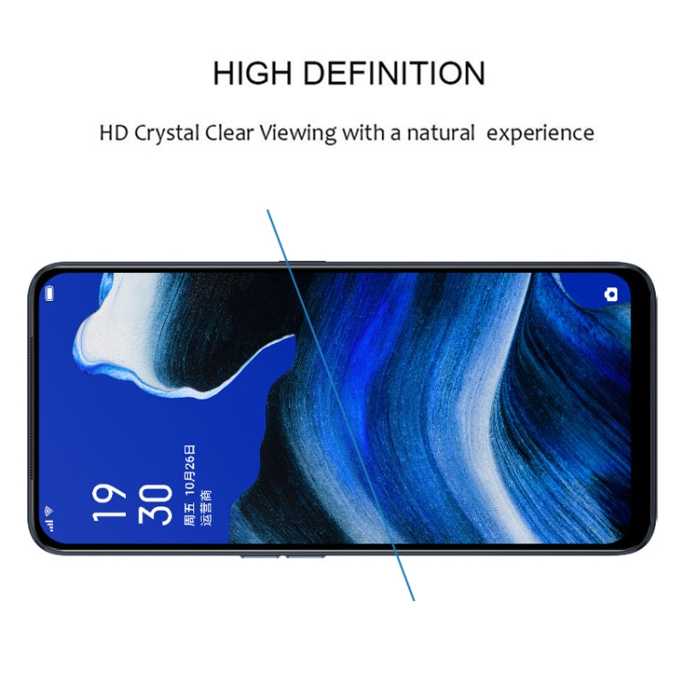 For OPPO Reno2 / Z Full Glue Full Cover Screen Protector Tempered Glass Film, For OPPO Reno2 / Z(1 PC)