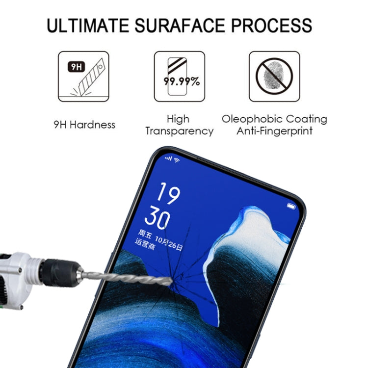 For OPPO Reno2 / Z Full Glue Full Cover Screen Protector Tempered Glass Film, For OPPO Reno2 / Z(1 PC)