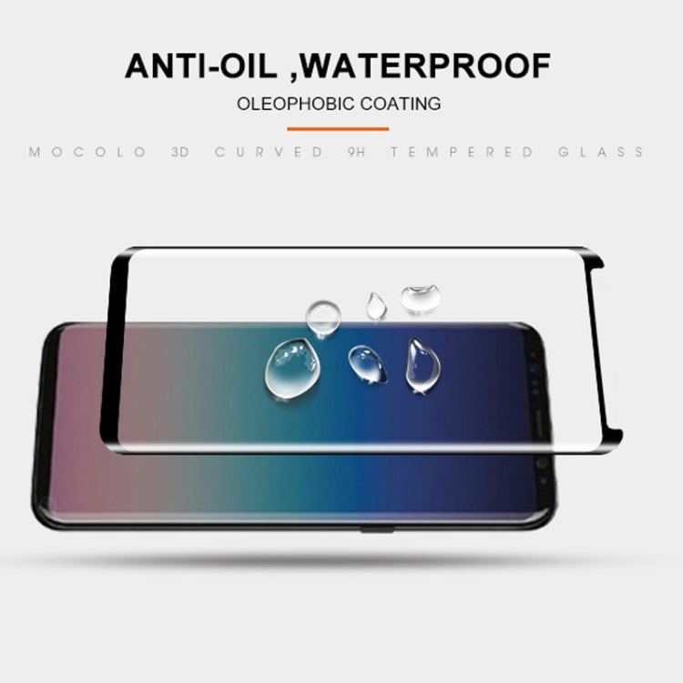 mocolo 0.33mm 9H 3D Curved Tempered Glass Film for Galaxy S9, Galaxy S9