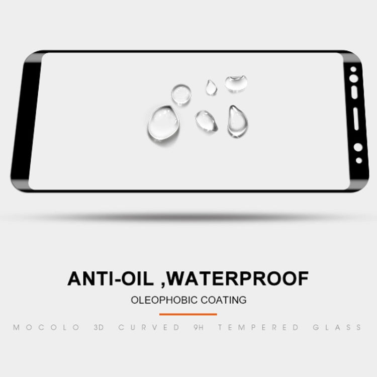 mocolo 0.33mm 9H 3D Curved Full Screen Tempered Glass Film for Galaxy S9, For Samsung Galaxy S9 (Curved)