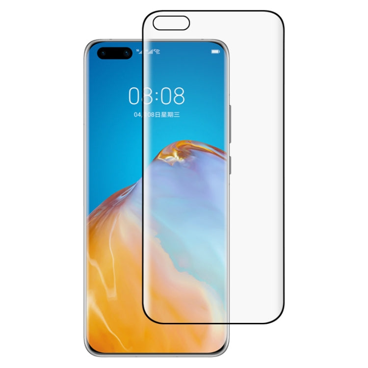 For Huawei P40 Pro 9H HD 3D Curved Edge Tempered Glass Film (Black), For Huawei P40 Pro(Black)(1 PC)