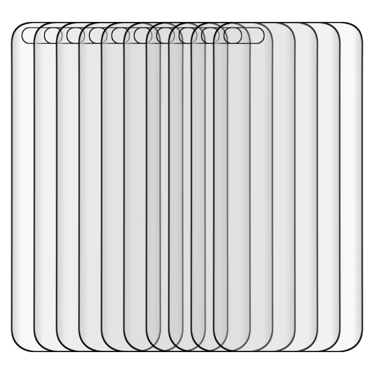 25 PCS For Huawei P40 Pro 9H HD 3D Curved Edge Tempered Glass Film (Transparent), For Huawei P40 Pro(Black)(25 PCS)