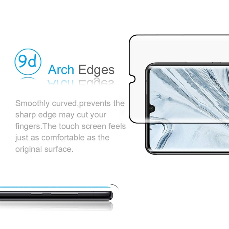 For Xiaomi Mi Note 10 9H HD 3D Curved Edge Tempered Glass Film (Black), For Xiaomi Mi Note 10(1 PC)