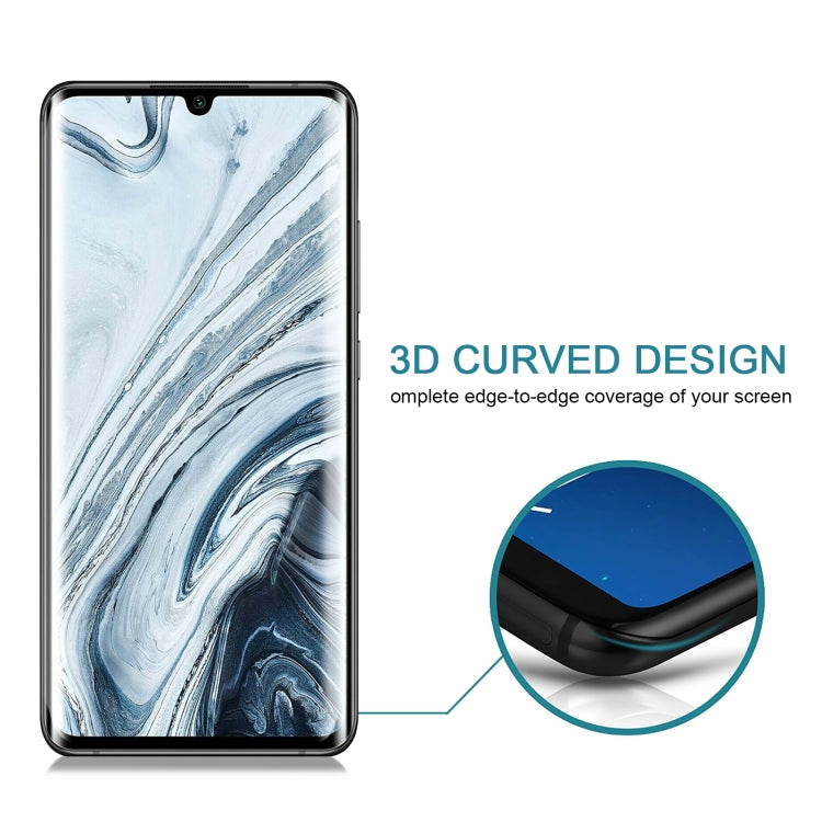 25 PCS For Xiaomi Mi Note 10 Pro 9H HD 3D Curved Edge Tempered Glass Film (Black), For Xiaomi Mi Note 10 Pro(25 PCS), For Xiaomi Mi Note 10 Pro(Black)(25 PCS)