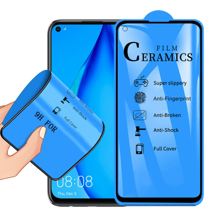 For Huawei P40 Lite 2.5D Full Glue Full Cover Ceramics Film, For Huawei P40 Lite (1 PC)