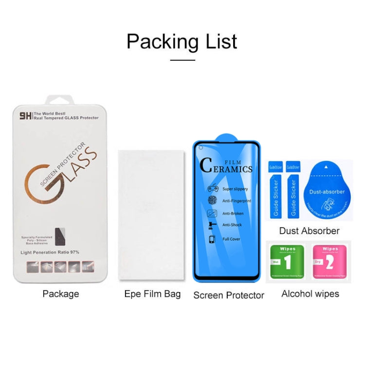 For Huawei P40 Lite 2.5D Full Glue Full Cover Ceramics Film, For Huawei P40 Lite (1 PC)