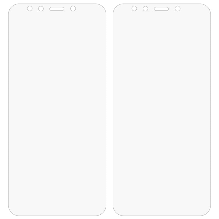 2 PCS 0.26mm 9H 2.5D Tempered Glass Film for Xiaomi Mi 6X & A2, For Mi 6X (2 PCS)