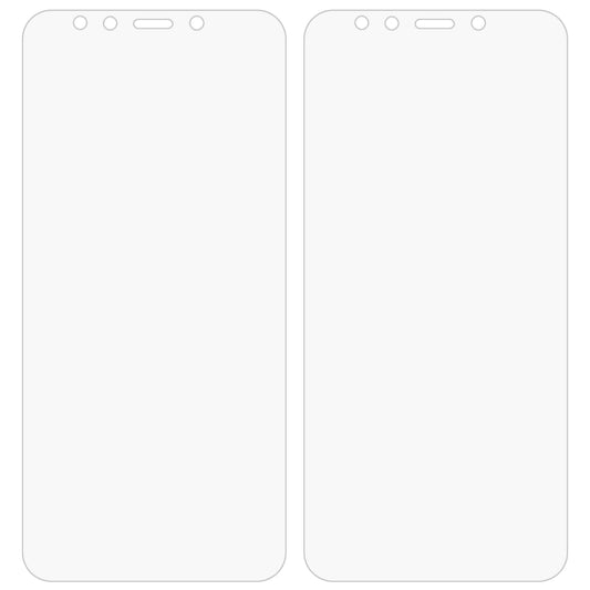 2 PCS 0.26mm 9H 2.5D Tempered Glass Film for Xiaomi Mi 6X & A2