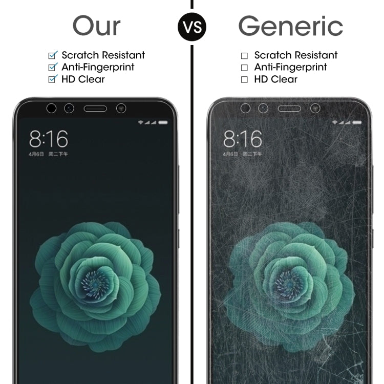 0.26mm 9H 2.5D Tempered Glass Film for Xiaomi Mi 6X & A2, For Mi 6X (1 PC)