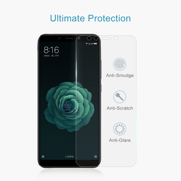 0.26mm 9H 2.5D Tempered Glass Film for Xiaomi Mi 6X & A2, For Mi 6X (1 PC)