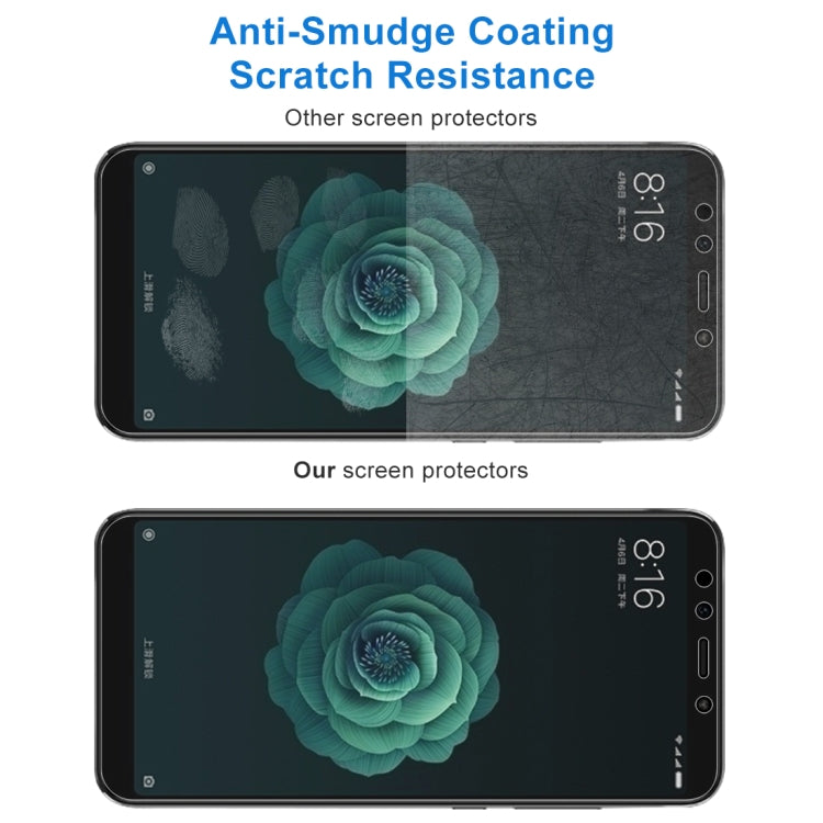 0.26mm 9H 2.5D Tempered Glass Film for Xiaomi Mi 6X & A2, For Mi 6X (1 PC)