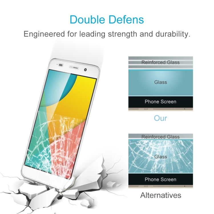 0.26mm 9H 2.5D Tempered Glass Film for Huawei Y6 II, For Y6 II (1 PC)