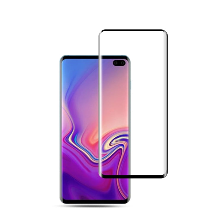 mocolo 0.33mm 9H 3D Round Edge Tempered Glass Film for Galaxy S10+, Fingerprint Unlock Is Not Supported , For Samsung Galaxy S10+
