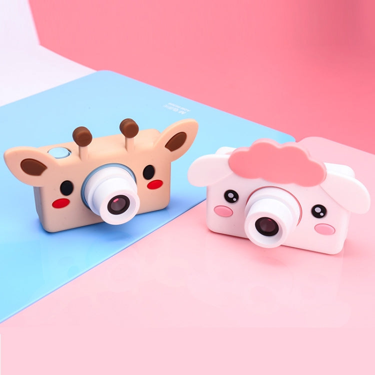 D9 8.0 Mega Pixel Lens Fashion Thin and Light Mini Digital Sport Camera with 2.0 inch Screen & Bear Shape Protective Case & 32G Memory for Children, Elk