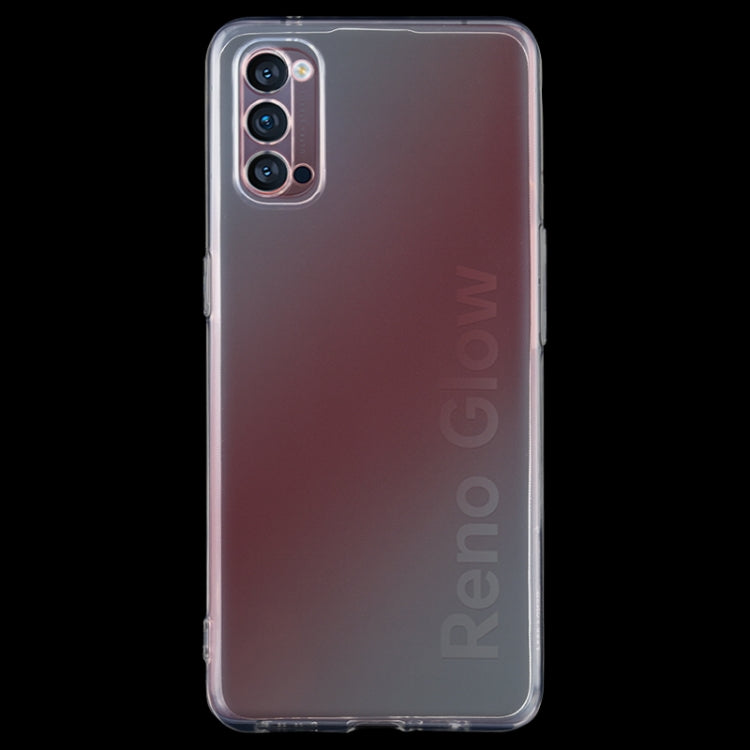 For OPPO Reno 4 5G 0.75mm Ultra-Thin Transparent TPU Protective Case, For OPPO Reno 4 5G