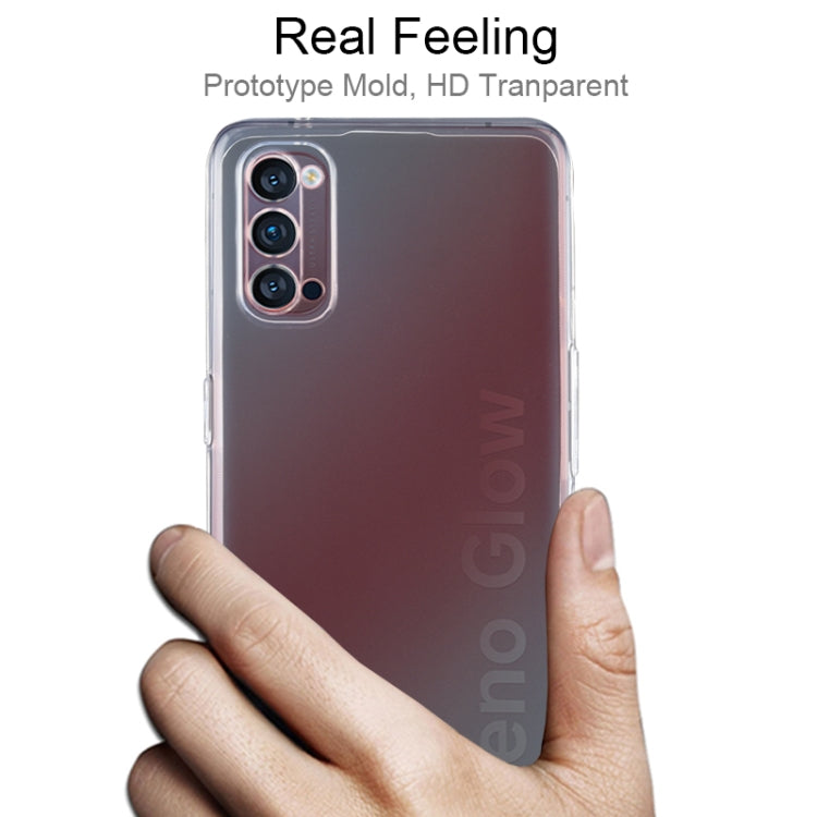 For OPPO Reno 4 5G 0.75mm Ultra-Thin Transparent TPU Protective Case, For OPPO Reno 4 5G