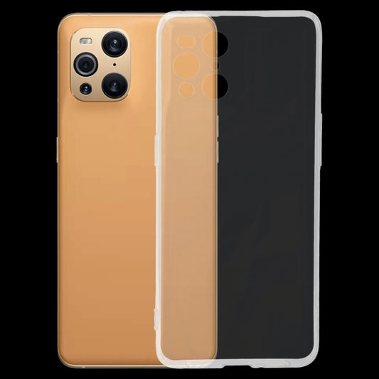 For OPPO Find X3 Pro 0.75mm Ultra-thin Transparent TPU Soft Protective Case