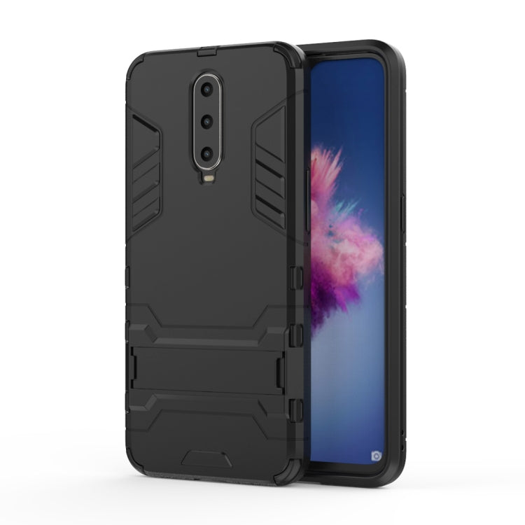 Shockproof PC + TPU  Case for OPPO R17 Pro, with Holder, For OPPO R17 Pro