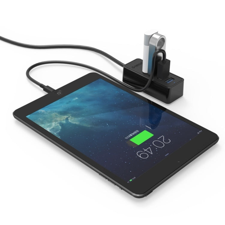 ORICO W5P-U3-30 4-Port USB 3.0 Desktop HUB with 30cm Micro USB Cable Power Supply, W5P-U3-30 Black