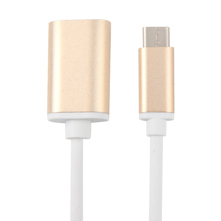 20cm Metal Head USB 3.1 Type-c Male to USB 3.0 Female Adapter Cable