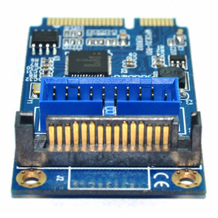MINI PCI-E to USB 3.0 Front 19 Pin Desktop PC Expansion Card, 19 Pin Power