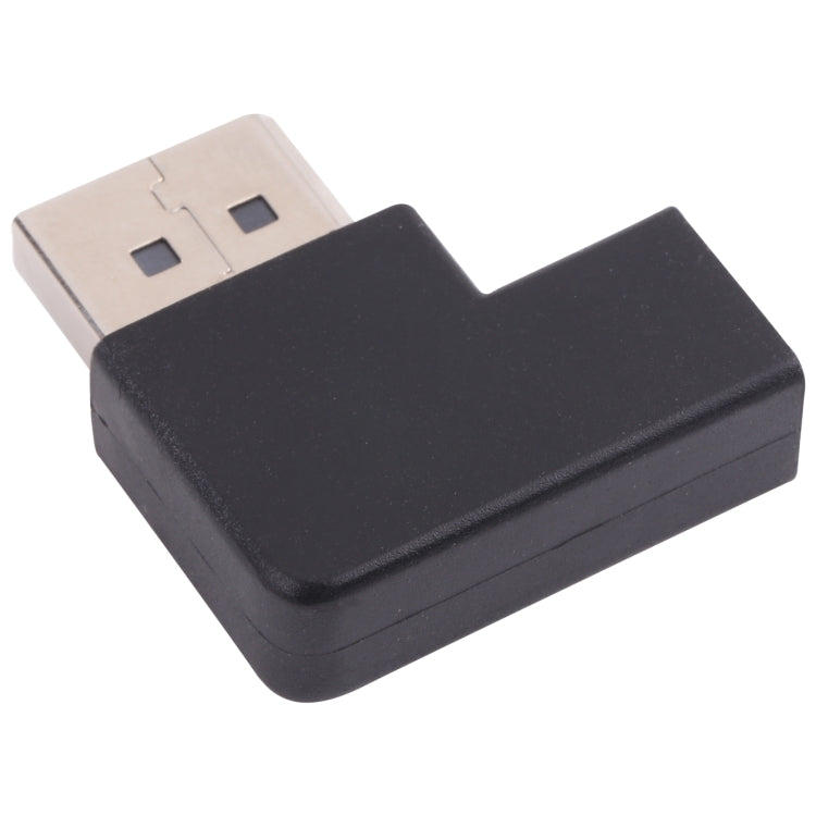 8K DisplayPort Male to Mini DisplayPort Female Elbow Adapter, DP Male to Mini DP Female Elbow