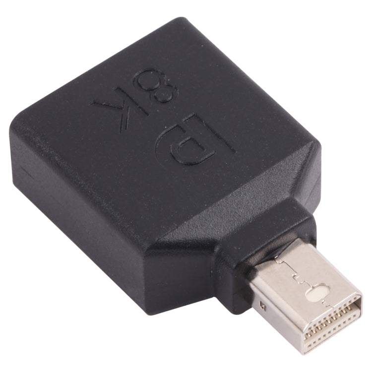 8K Mini DisplayPort Male to DisplayPort Female Straight Adapter, Mini DP Male to DP Female Straight