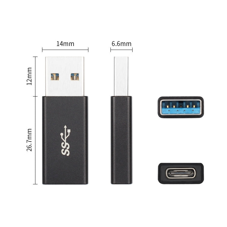Type-C / USB-C to USB 3.0 AM Adapter, Type-C AM Adapter(Black), Type-C AM Adapter(White)