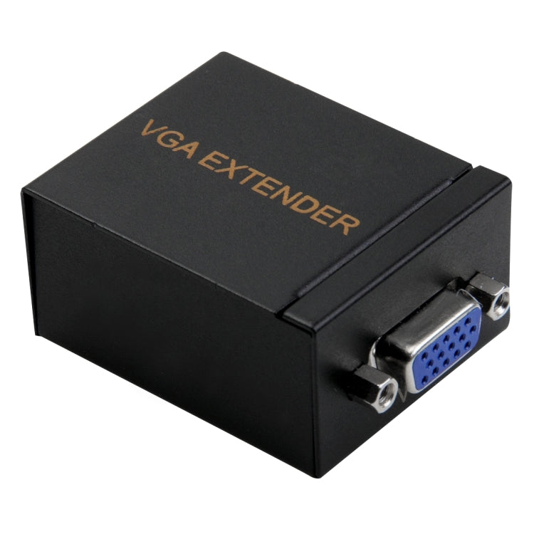 VGA Signal to RJ45 Signal Extender Transmitter + Receiver Converter Ethernet Cable, Transmission Distance: 60m, Transmission Distance: 60m