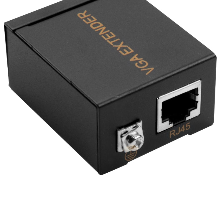 VGA Signal to RJ45 Signal Extender Transmitter + Receiver Converter Ethernet Cable, Transmission Distance: 60m, Transmission Distance: 60m