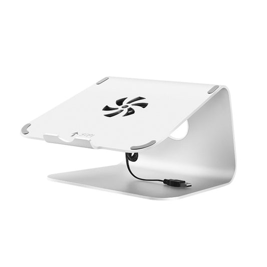 SOPI ZJ-001 Classic Style Aluminum Cooling Stand with Cool Fan for Laptop, Suitable for Mac Air, Mac Pro,  iPad, and Other Laptops