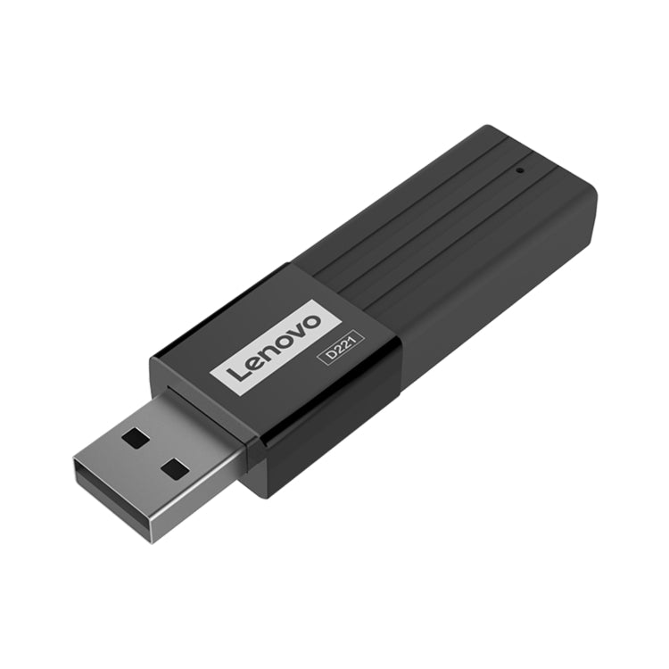 Original Lenovo D221 2 in 1 480Mbps USB 2.0 Card Reader, D221