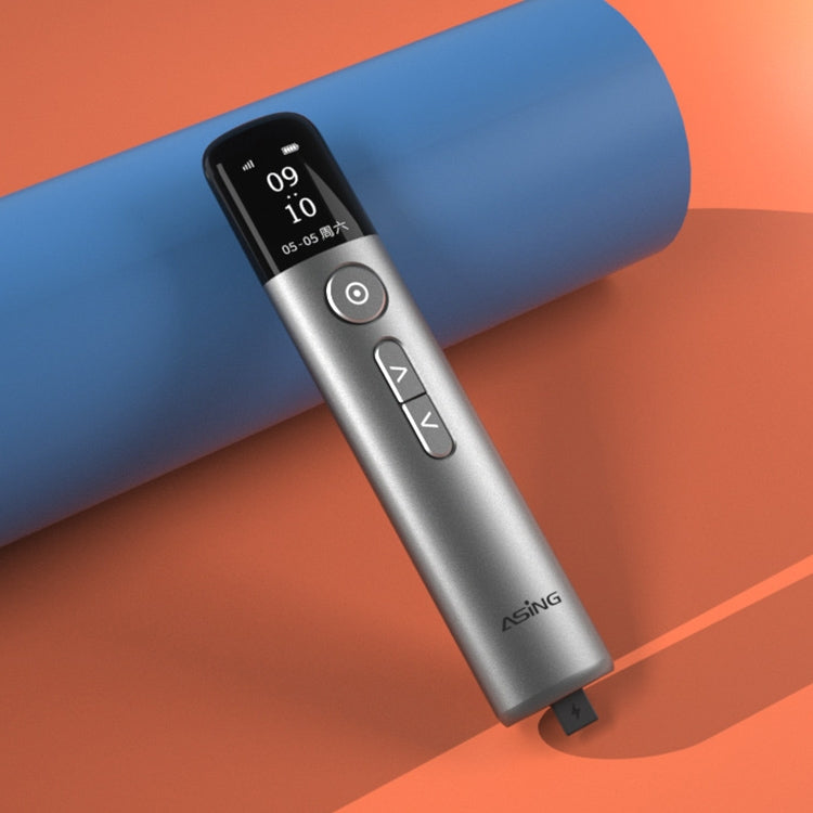 ASiNG A9 128MB Red Light Multifunctional PPT Touch Laser Page Turning Pen Wireless Presenter, A9 128MB Red Light (Grey), A9 128MB Red Light (Blue)
