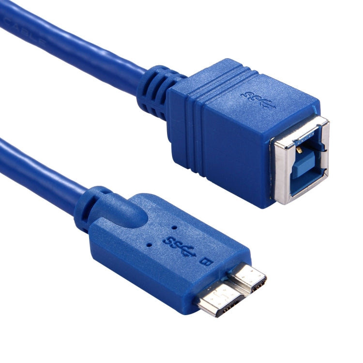 30cm USB 3.0 B Female to Micro B Male Connector Adapter Cable for Printer / Hard Disk