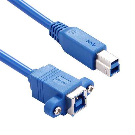 50cm USB 3.0 B Female to B Male Connector Adapter Data Cable for Printer / Scanner